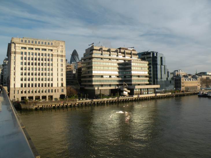  la City vue depuis le London Bridge